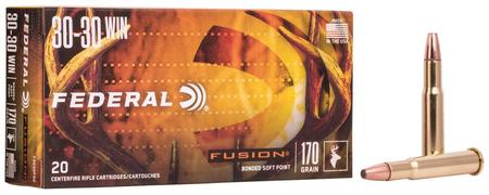 Federal F3030FS2 Fusion 30-30 Win 170 Grain Fusion Soft Point 20 per Box / 10 Boxes per Case