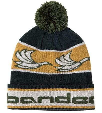 Banded Knit Pom Beanie