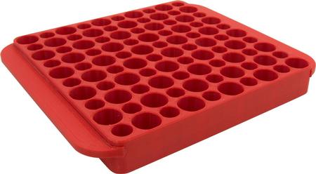 Hornady Magnum Reloading Block Shotgun and .50 Caliber 50 round Capacity Polymer Red