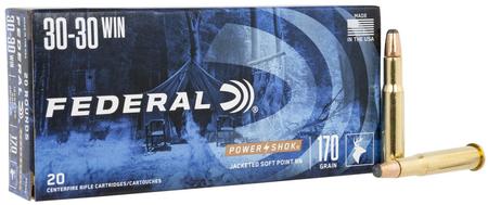 Federal Powershok 30-30 Win 170 Grain | 20 Rounds