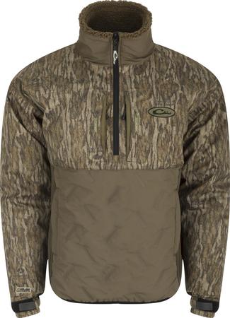 Drake LST Guardian Flex Double Down Eqwader 1/4 Zip With Hood