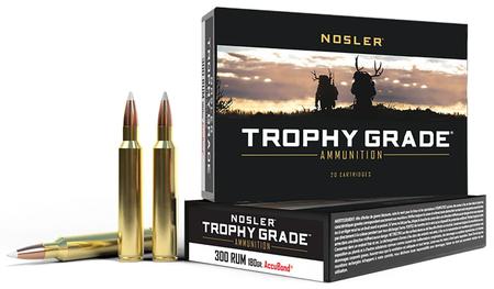 Nosler Trophy Grade .300 Remington Ultra Magnum 180 Grain AccuBond | 20 Rounds