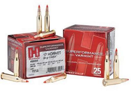 Hornady Superformance Varmint .17 Hornet 20 Grain V-Max | 25 Rounds