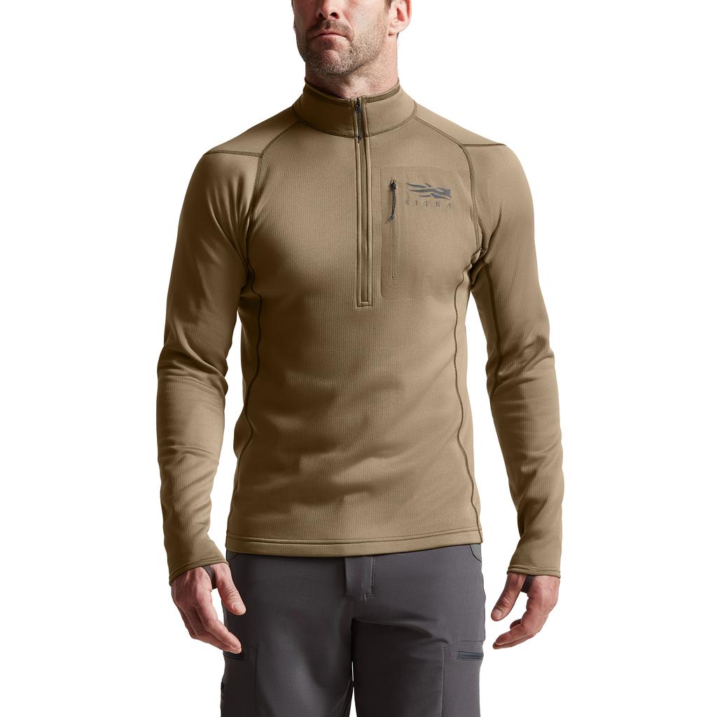 Sitka Gear Men's Core Mid Weight Zip-T Base Layer