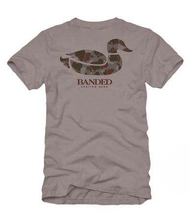 Banded Decoy Short Sleeve T-Shirt - Pebble