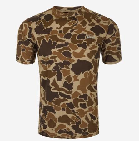 Drake Youth EST Camo Performance Short Sleeve Crew