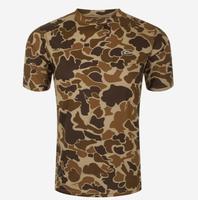 Drake Youth EST Camo Performance Short Sleeve Crew: OLDSCHOOL