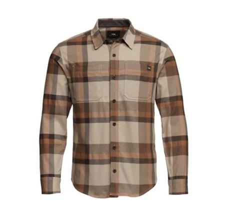 Sitka Men's Ashland Light Weight Flannel Shirt - Oak Fall Plaid