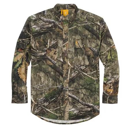 Browning Wasatch Button Down Long Sleeve Shirt - Mossy Oak Break Up Country DNA