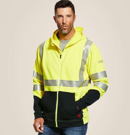 Ariat Men's FR Hi-Vis Full Zip Hoodie