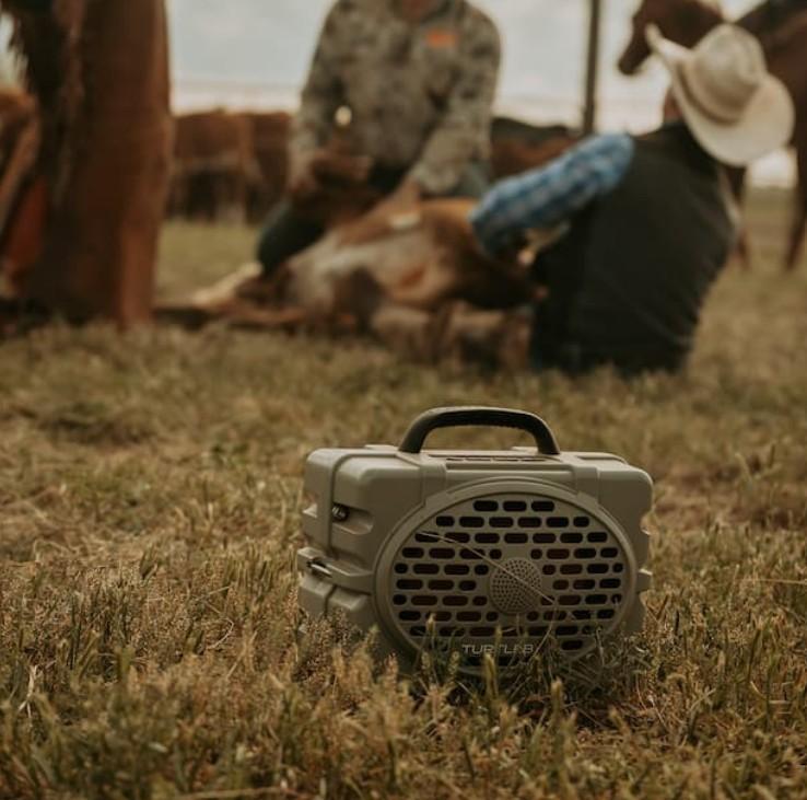 Turtlebox Gen 3 Tan Speaker - 120dB Waterproof IP67 Bluetooth