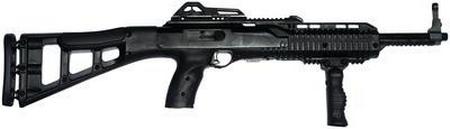 Hi-Point Model 995 9mm Carbine 16.5 Inch Barrel Black Finish Black Polymer Target Stock and Forward Folding Grip 10 Round